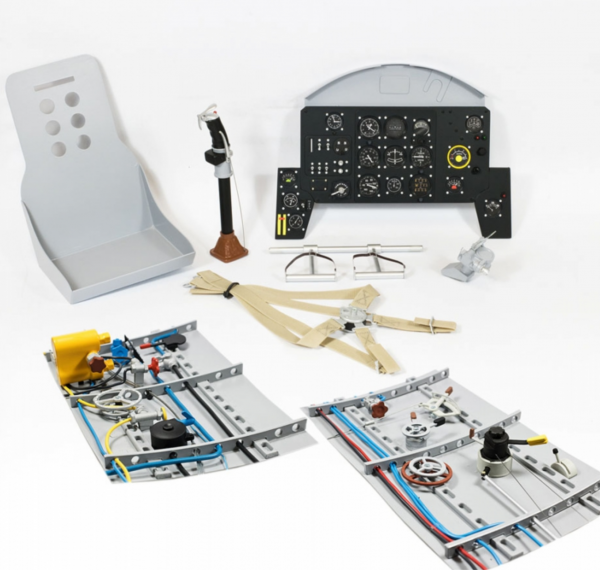 Lavochkin La-7 Cockpit fertig gebaut
